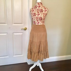 Mimi Maternity boho skirt size S/M